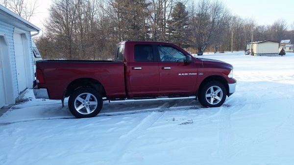 2 1/2" level 1" rear lift and airlift 1000
