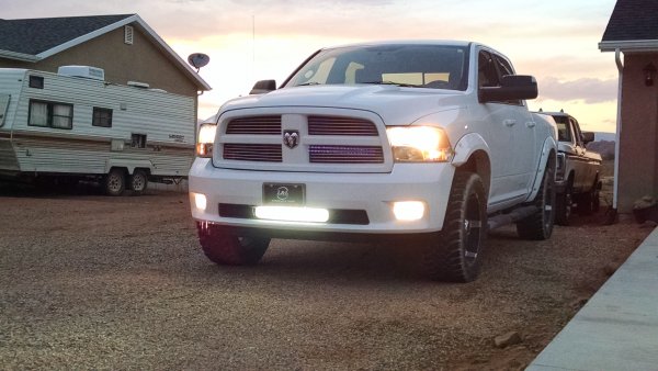 20" Light Bar mounted