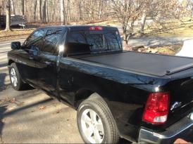 2012 Dodge Ram - 20% front tint 1 % back. Jack Rabbit Tonneau Cover. K&N CAI.