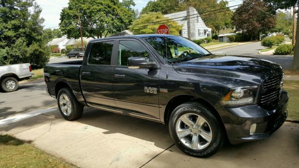 2016 Dodge Ram 1500 sport in Maximum Steel