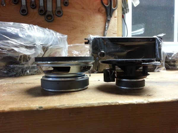 3.5inch dash speakers, old and new!