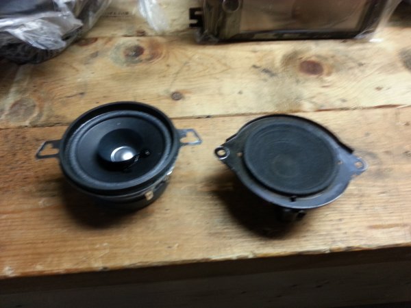 3.5inch dash speakers, old and new!