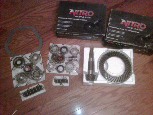 4.88 front and rear Nitro Gears with master install kits