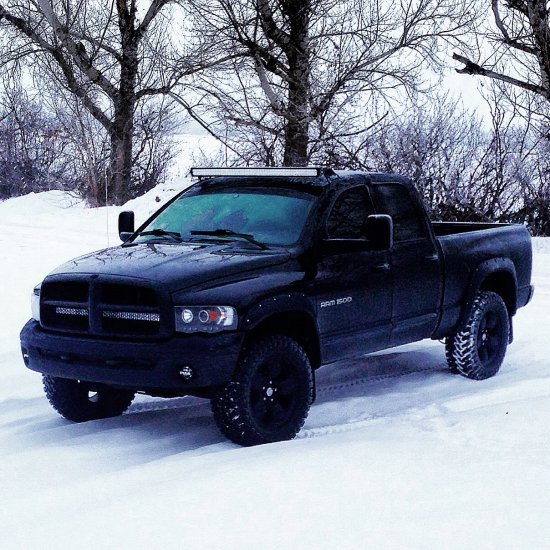 50" light bar with nfab roof mounts