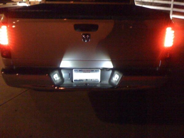 6K License Plate Bulbs