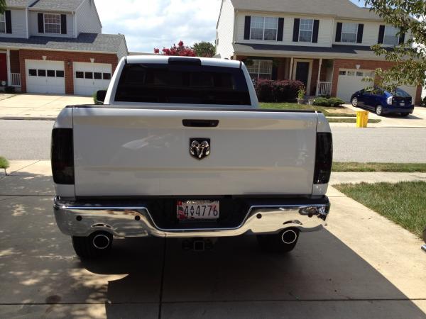 7-31-2012 
After with RECON Tinted LED Tail Lights and RECON LED 3rd brake light + Blue LED Reverse Lights Installed