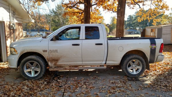 A little bit of mud