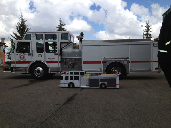 A scale replica of our Pump 1 Truck.
Nicknamed "Lil Pump"