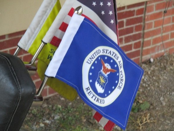 Added my USAF Retired Flag