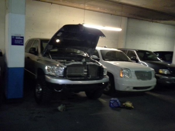 Alternator swap at the Calgary stampede!