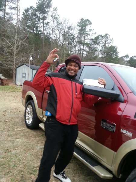 At home with my new truck! I was sold after the test drive!!