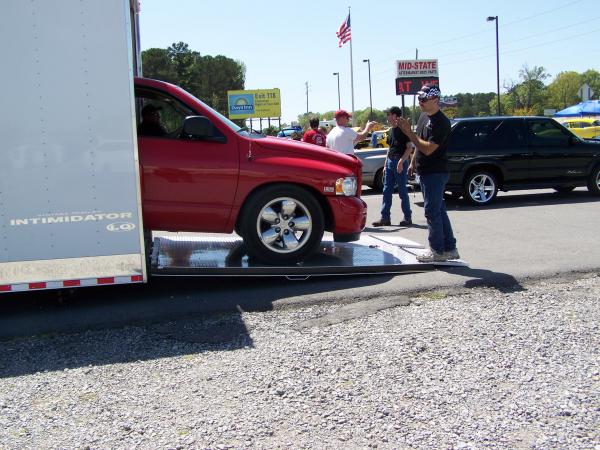 Backing into the dyno