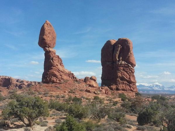 Balance rock in Arches