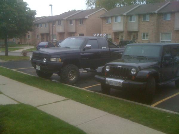 beside jeep