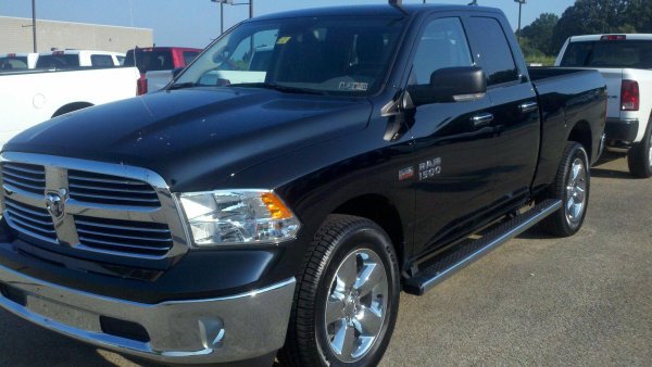 Big Horn on the lot the day I bought it. Some bird felt like leaving its mark before the truck left the lot.