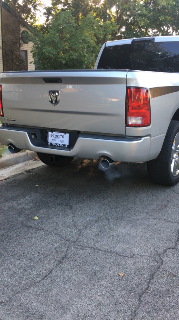 blue smoke on start up what’s the  corporate ?