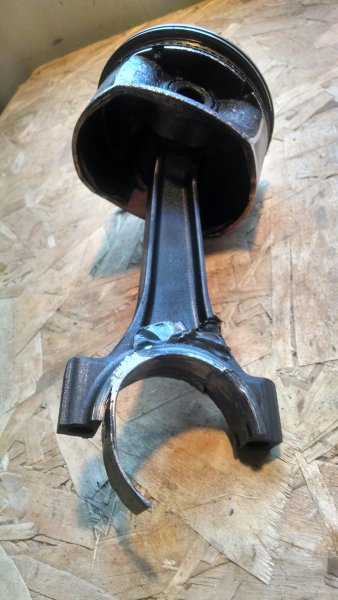Burned Rod Bearing
