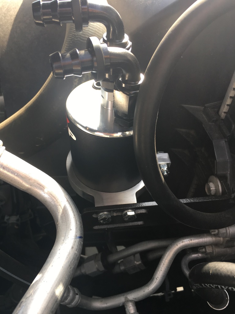 Catch Can installed