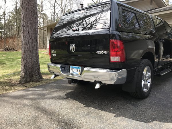 Changed the Exhaust Tips to Turndowns to match our Bike..