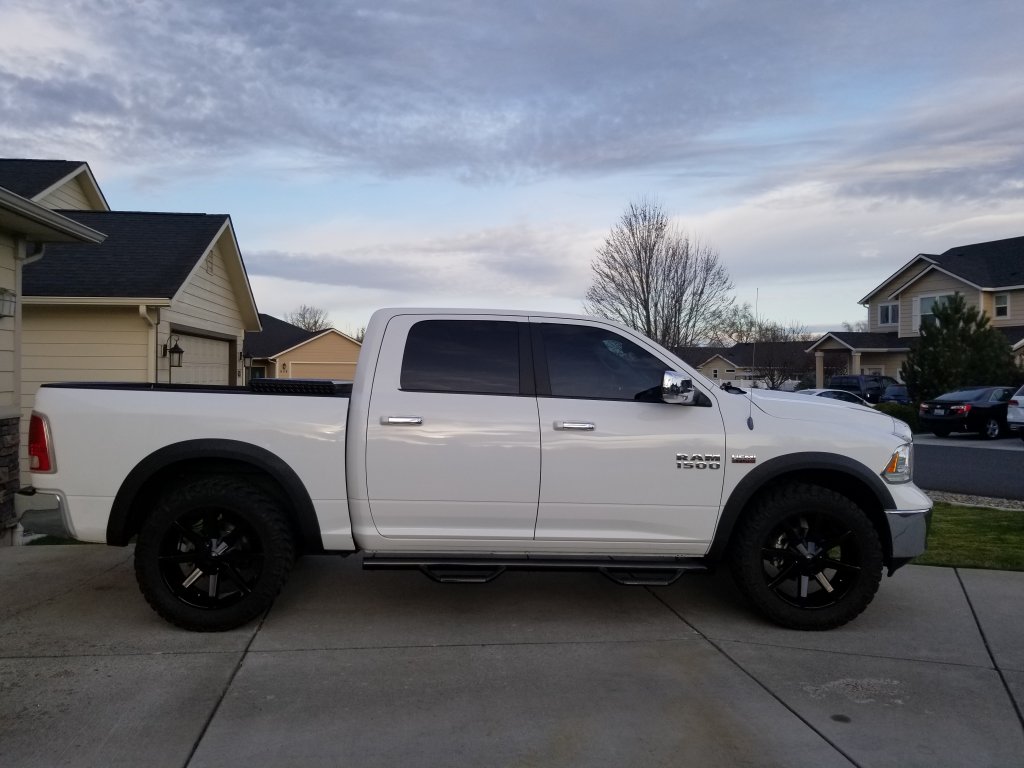 Chipped Factory Wheel Flairs Rhino Lined