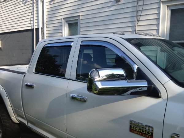 Chrome mirror covers