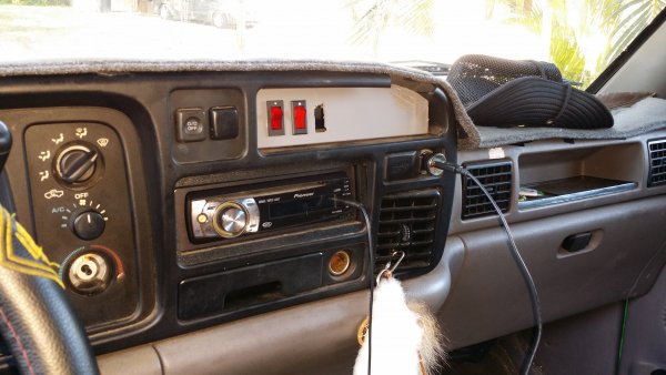 Current Auxiliary light switch board