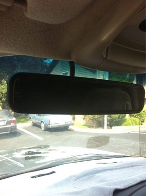 Day/Night Mirror Installed