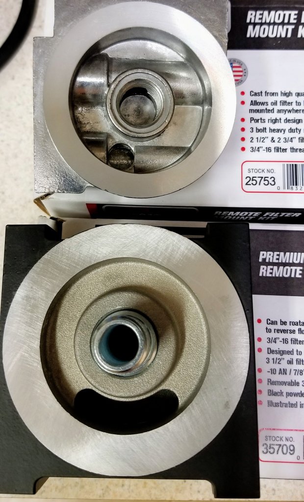 Derale Remote Filter Mount comparison