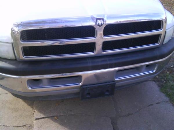 Did the Grille inserts.Going to replace the chrome part because of all the peeling.