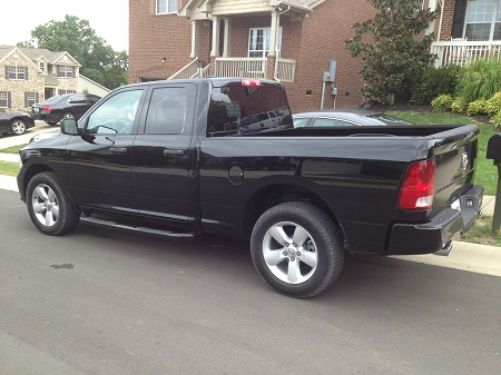 Driver side debadge (after)