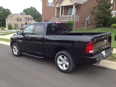 Driver side debadge (before)
