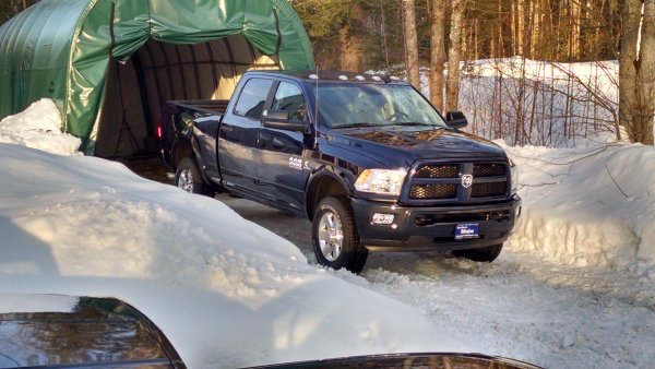 finally got nice enough to clean it up even with the snow.