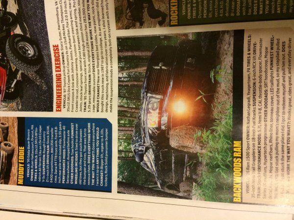 Finally made it in petersons 4wheel magazine!