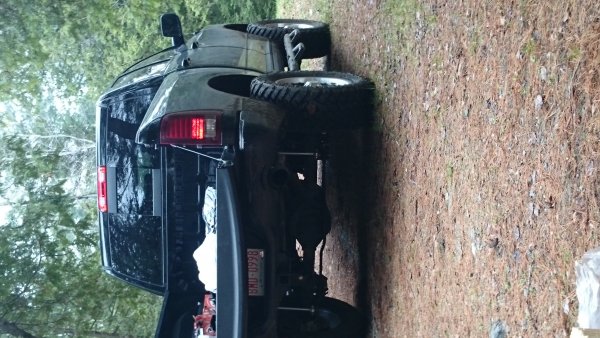 first trip with the lift, Camp with my brother.