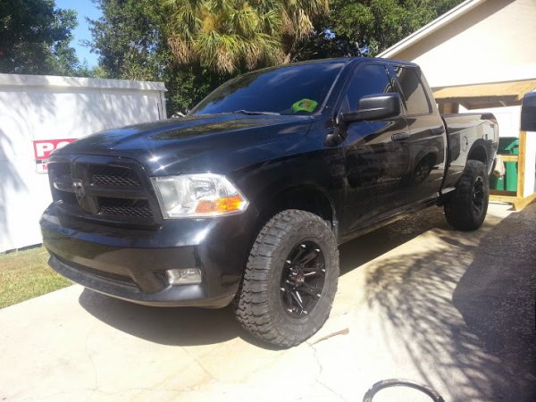 fishing line and eraser de-badge and blacked out front and rear emblems