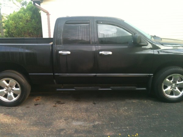 From the side.
