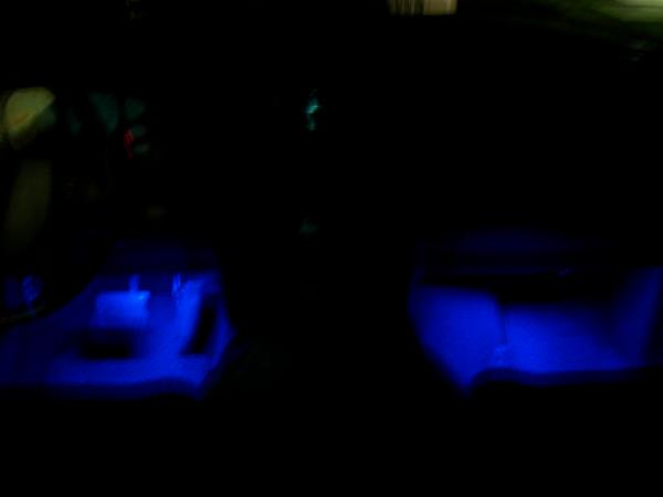 front floor board lighting