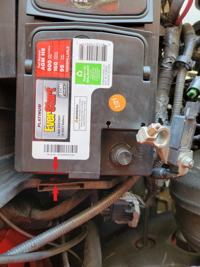 H8 Battery Installed Rear Of Tray Space Edit