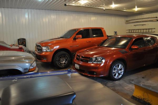 his and hers...bought her the 2012 avenger R/T so i can buy a supercharger for the truck :)