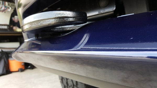 hook clearance was tight before adding the light bar