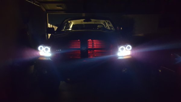 I found these lights in the grill and rewired them