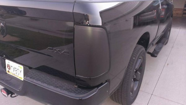 I put plastidip on the taillights to complete the "black-out" look