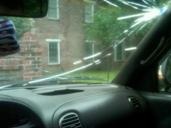 In serious need of windshield hopefully pretty soon..Have a black dash mat on the way