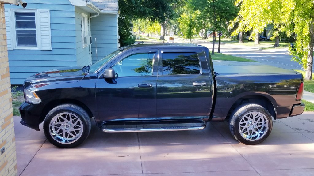 In the driveway, 2020