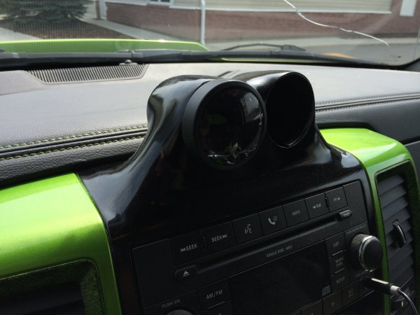 Interior gauge pods