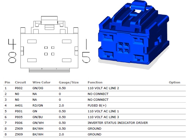 inverter plug drawing