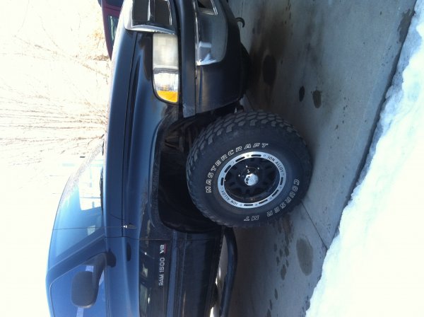 Ion Alloy Rims with cooper mud tires