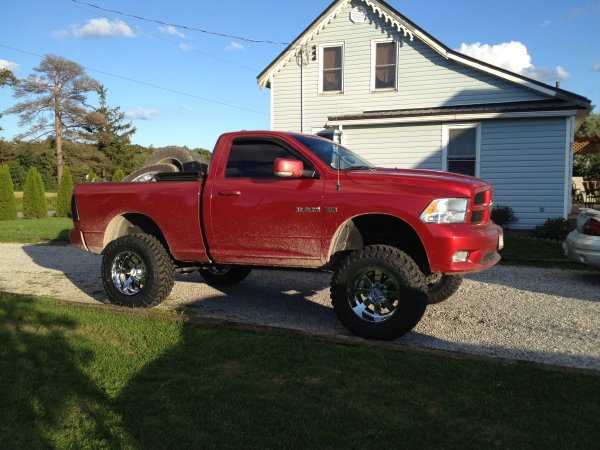just put the new rims and tires on before all other upgrades