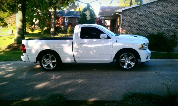Just when she was weeks old, dropped, debadged, tinted and tonneau cover.