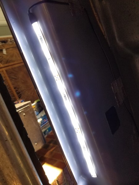 led strips under doors